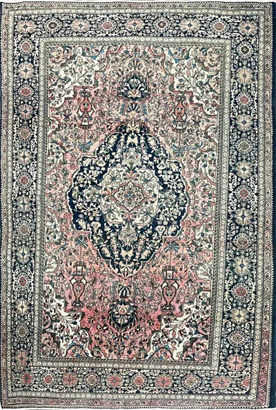 Pre-owned 1stdibs Antique Persian Style Feraghan Sarouk In Gray