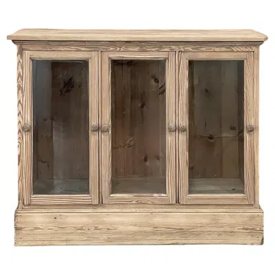 Pre-owned 1stdibs Antique Rustic Pine Bin Style Store Counter In Stripped Pine In Brown
