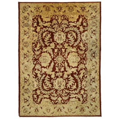 Pre-owned 1stdibs Antique Traditional Indian Area Rug With Persian Design And Luxe Baroque Style In Brown