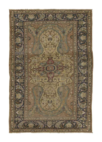 Pre-owned 1stdibs Antique Turkish Medallion Rug With Ornate Medallion In Jewel Tones - Rug & Kilim In Brown