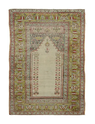 Pre-owned 1stdibs Antique Turkish Rug With Classic Arch & Teapot Motif In Multicolor - Rug & Kilim In Brown