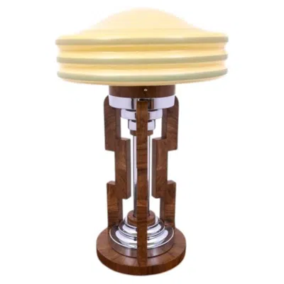 Pre-owned 1stdibs Art Deco Table Lamp, 1940/1950s In Brown