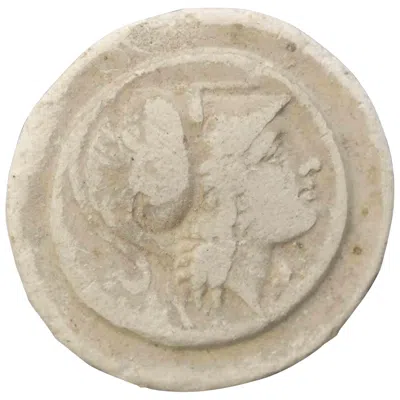 Pre-owned 1stdibs Athena Goddess Cameo Intaglio, 19th Century, Biscuit, Italy, Antique In Sand