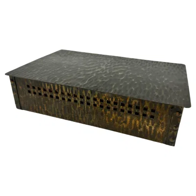 Pre-owned 1stdibs Beautiful Hand Crafted Cigar Humidor Box Catchall Antique Austria, 1910s In Brown