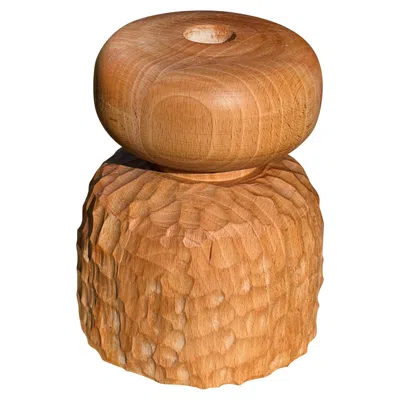 Pre-owned 1stdibs Beech, Bougeoir 6 Candlestick By Romain Des Bois In Brown