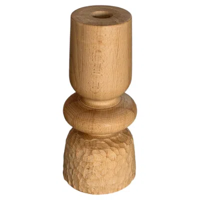 Pre-owned 1stdibs Beech, Bougeoir 8 Candlestick By Romain Des Bois In Brown
