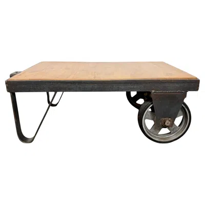 Pre-owned 1stdibs Black Industrial Coffee Table Cart, 1960s