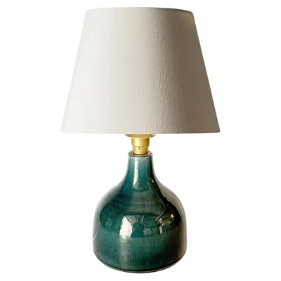 Pre-owned 1stdibs Blue Ceramic Table Lamp, France, 1970s