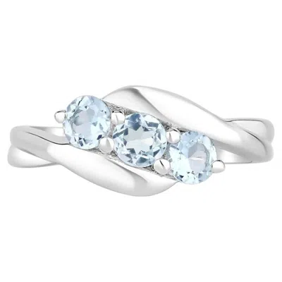 Pre-owned 1stdibs Blue Topaz Ring 0.94 Carats Sterling Silver