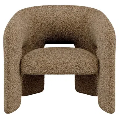 Pre-owned 1stdibs Bold Armchair By Mohdern In Brown