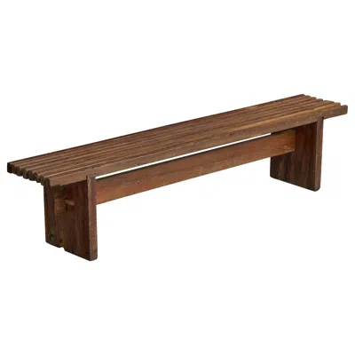 Pre-owned 1stdibs Brazilian Designer, Bench, Wood, Brazil, 1960s In Brown