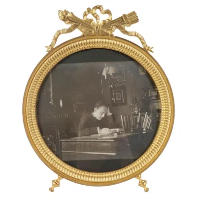 Pre-owned 1stdibs Bronze Photo Frame, Europe, End Of 19th Century In Gold