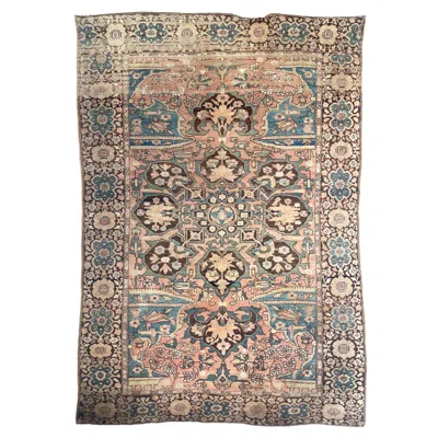 Pre-owned 1stdibs C. 1920 Ferahan Sarouk Hand-knotted Wool Rug 3.3 X 4.8 In Brown