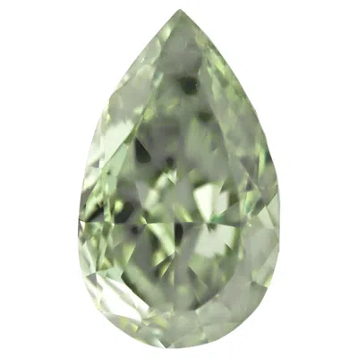 Pre-owned 1stdibs Chameleon Diamond - 0.49ct Natural Loose Fancy Gray Yellow Green Pear Gia Vs2