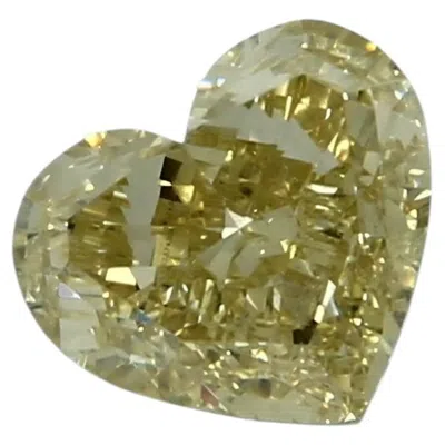 Pre-owned 1stdibs Chameleon Diamond - 1.27ct Natural Loose Fancy Green Yellow Heart Gia Si2