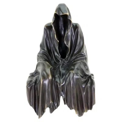 Pre-owned 1stdibs Contemporary Black Bronze Ghost Shelf Sitter Sculpture