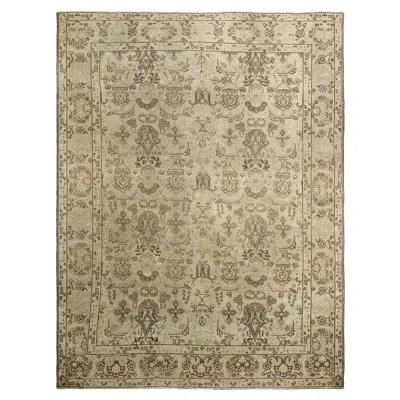 Pre-owned 1stdibs Contemporary Tabriz-style Handwoven Rug, 7 Ft × 10 Ft , Beige And Brown