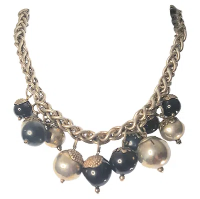 Pre-owned 1stdibs Couture Coco Chanel Era Rousselet Acorn Pendants Chunky Chain Necklace 1920s In Multi
