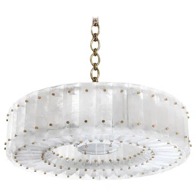 Pre-owned 1stdibs Cwb21 Rock Crystal Chandelier By Phoenix In Transparent