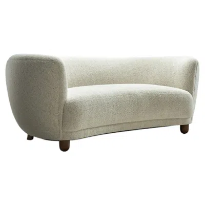 Pre-owned 1stdibs Danish Cabinetmaker Three-seater "banana" Sofa, Denmark 1940s In Brown
