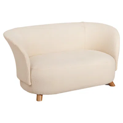 Pre-owned 1stdibs Danish Two Seater Sofa Upholstered In 'casentino' Tuscan Fabric, Denmark, 1940s In Brown
