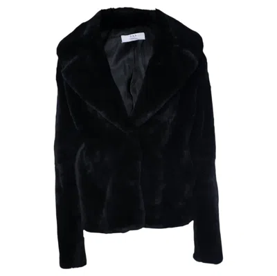 Pre-owned 1stdibs Dna, Black Rabbit Fur Coat