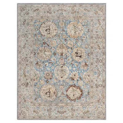 Pre-owned 1stdibs Doris Leslie Blau Antique Tabriz Allover Floral Warm Tan Carpet - C. 1900 In Brown