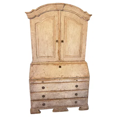 Pre-owned 1stdibs Early 19th Century Stunning Swedish Gustavian Secretary In Sand