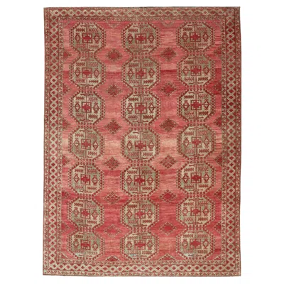 Pre-owned 1stdibs Early 20th Century Antique Turkomen Ersari Rug With Repeating Gul Design In Brown
