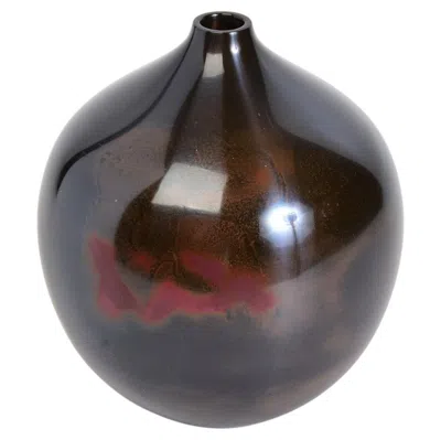 Pre-owned 1stdibs Early 20th Century, Showa, Japanese Bronze Vase With Artist Sign In Gold
