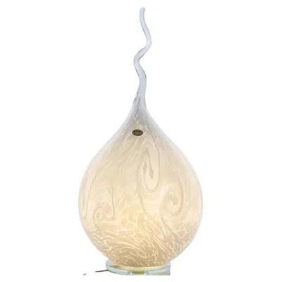 Pre-owned 1stdibs Faitmain Flame Light White Glass, France