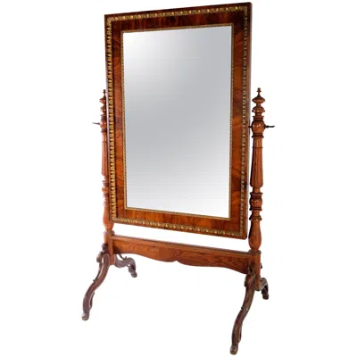 Pre-owned 1stdibs Fine Biedermeier Psiche Mirror, Austria, 1850s In Brown