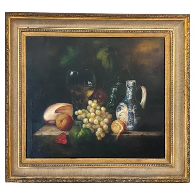 Pre-owned 1stdibs Framed Still Life In Brown