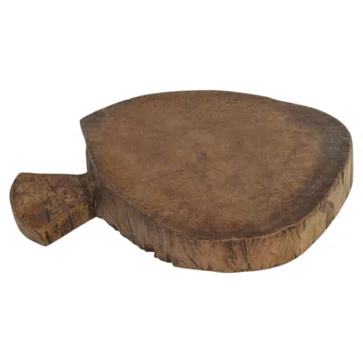Pre-owned 1stdibs French 19th Century, Thick Wooden Chopping Or Cutting Board In Brown