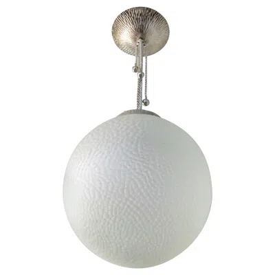 Pre-owned 1stdibs French Art Deco Ball Pendant Chandelier In Transparent