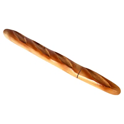 Pre-owned 1stdibs French Baguette Knife – Wood & Metal Trompe-l'œil – France, 20th Century In Brown