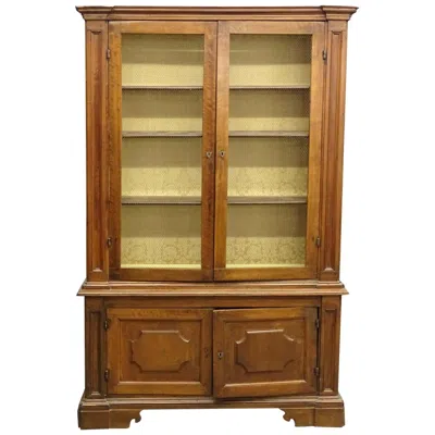 Pre-owned 1stdibs French Empire Bookcase In Walnut In Brown