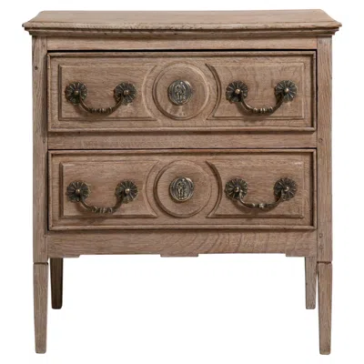 Pre-owned 1stdibs French Oak Chest Of Drawers In Brown