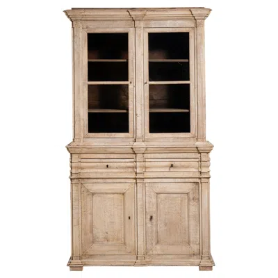 Pre-owned 1stdibs French Oak Vitrine In Brown