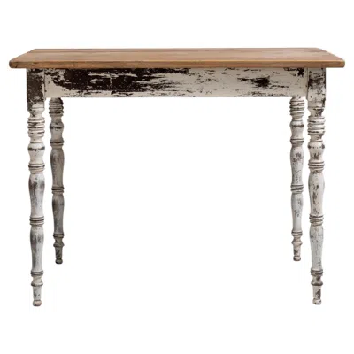 Pre-owned 1stdibs French Table With Single Drawer In Brown