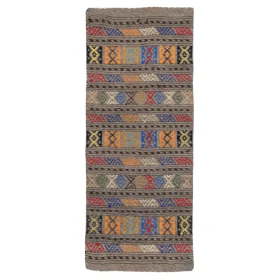 Pre-owned 1stdibs Galerie Shabab Collection Mid-20th Century Turkish Kilim Flatweave Rug In Brown