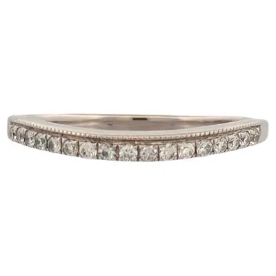 Pre-owned 1stdibs Galilee Ring 14k White Gold Diamond Ring 0.20ct Sparkling Jewelry Size 8.5