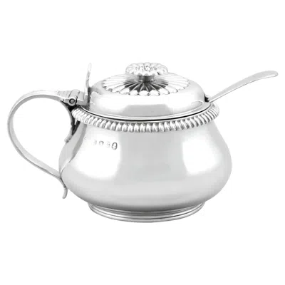 Pre-owned 1stdibs George Iv Sterling Silver Mustard Pot By Robert Hennell Ii, 1820 In Yellow