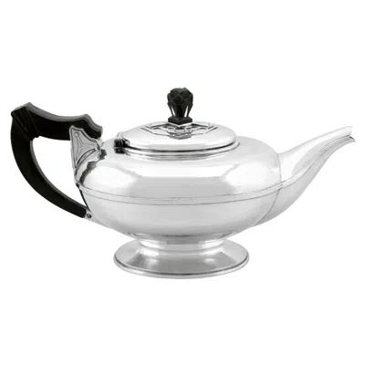 Pre-owned 1stdibs George V Sterling Silver Teapot By David T. Davies, 1931 Arts & Crafts