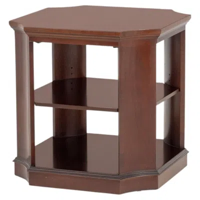 Pre-owned 1stdibs Georgian Style Mahogany Two-tier Side Table In Brown