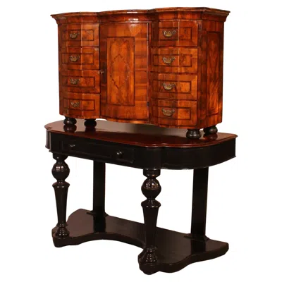 Pre-owned 1stdibs German Walnut Cabinet - 18th Century In Brown
