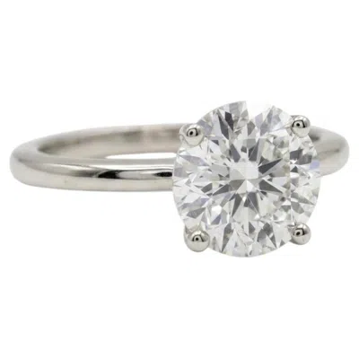 Pre-owned 1stdibs Gia Certified 2 Carat Round Brilliant Diamond Solitaire Engagement Ring In Multi