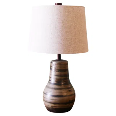 Pre-owned 1stdibs Gordon And Jane Martz M120 Lamp For Marshall Studios Green Earth Tones