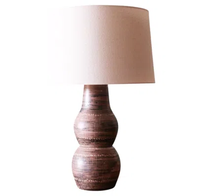 Pre-owned 1stdibs Gordon And Jane Martz M121 Lamp For Marshall Studios Light Gray Blue White Cone