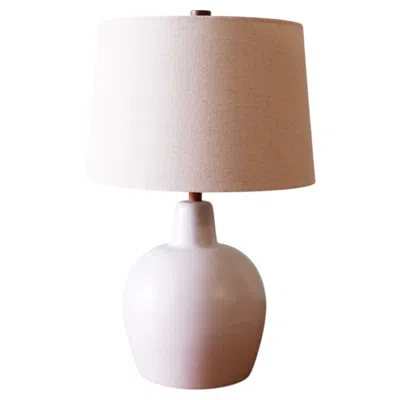 Pre-owned 1stdibs Gordon And Jane Martz M51 Lamp For Marshall Studios White Short Gourd 24"
